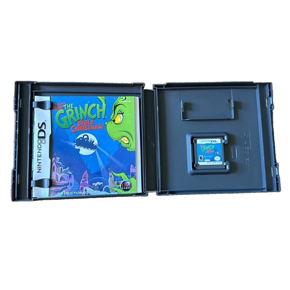Dr. Seuss How the Grinch Stole Christmas (Nintendo DS, 2007) CIB
